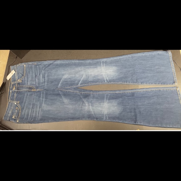 BNWT GAP high rise flare 26/2 denim jeans original retail owner GREAT JEANS!! - Picture 3 of 10